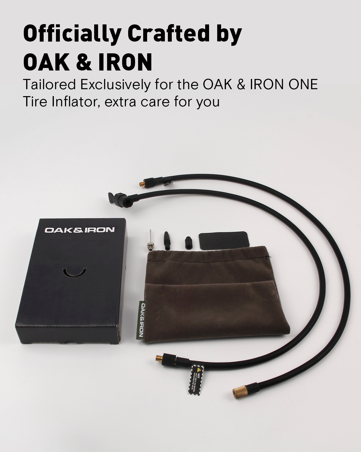 OAK & IRON Accessories Kit for ONE Tire Inflator